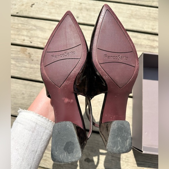 Franco Sarto Tortoise Racer Slingback Heels - Picture 5 of 8
